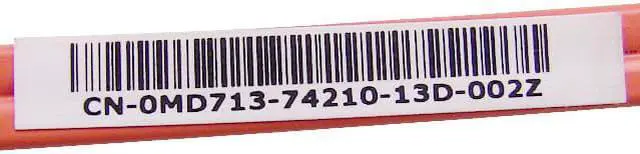 Alt view image 3 of 4 - New Dell OEM Desktop 8-Inch Orange HDD ODD SATA Cable MD713