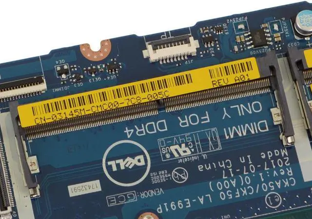 Alt view image 2 of 8 - Dell OEM Inspiron 7577 Motherboard System Board Core i5 Motherboard 3145M