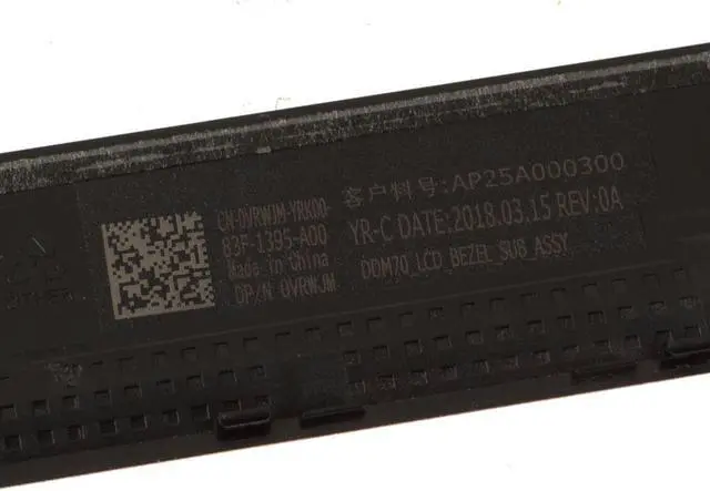Alt view image 3 of 6 - New Dell OEM Latitude 5490 14" LCD Front Trim Cover Bezel Plastic HD Cam VRWJM