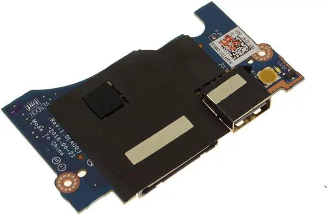 Alt view image 2 of 3 - Dell OEM XPS 9350 9360 USB Port SD Card Reader IO Circuit Board With FP 4F73T