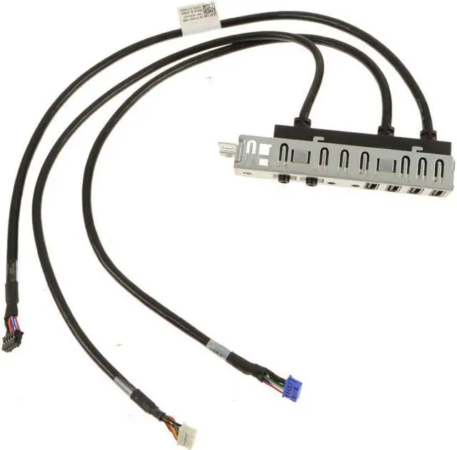 Alt view image 2 of 3 - Dell OEM Optiplex 960 mini Tower Front Panel USB Audio Ports I/O Circuit  Y163D