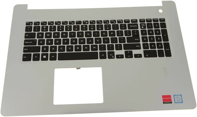 Main image of Dell OEM Inspiron 5770 5775 Backlit Keyboard Assembly Touchpad Palmrest HMY79