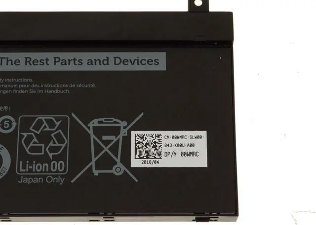 Alt view image 3 of 5 - Dell OEM Original Precision 7530 7730 7540 7740 6-Cell 97Wh Battery NYFJH