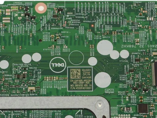 Alt view image 4 of 13 - Dell OEM Inspiron 5481 2-in-1 Motherboard System Board Core i3 2.1GHz 4K49R