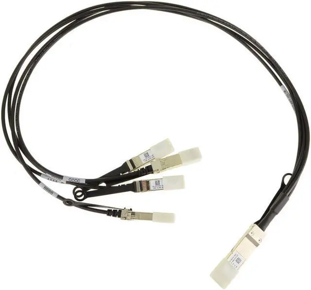Main image of Dell OEM Poweredge M1000E 40GBE QSFP to 10GBE SFP Cables x4 Cable TCPM2