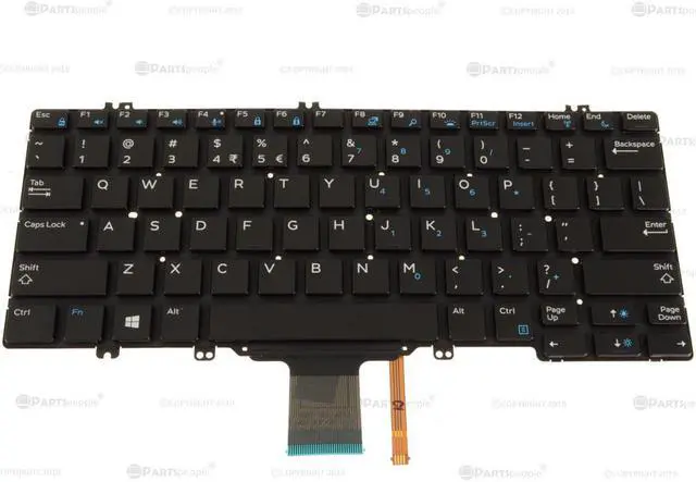 Main image of US INTL Dell OEM Latitude 5289 7280 5280 7380 Laptop Laptop Keyboard 346TJ