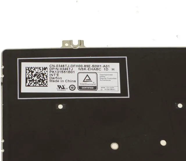 Alt view image 3 of 9 - US INTL Dell OEM Latitude 5289 7280 5280 7380 Laptop Laptop Keyboard 346TJ