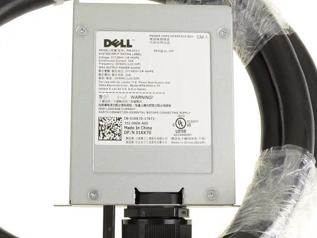 Alt view image 3 of 3 - Dell OEM Power Distribution Unit Interface Box  L22-30P  Cord1KK70