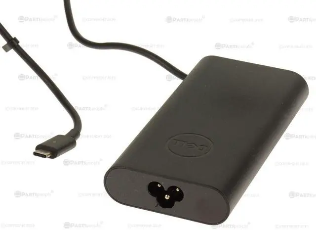 Alt view image 4 of 14 - New Dell OEM 90-watt AC Power Adapter Charger USB Type-C 90W TDK33 R2M8K