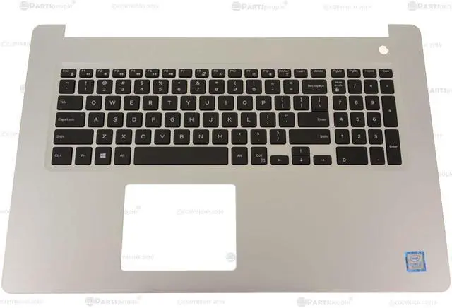 Main image of New Dell OEM Inspiron 5770 5775 Palmrest Keyboard Assembly No TP MJ6YK