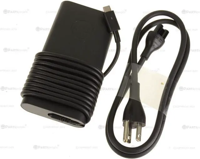 Alt view image 3 of 14 - New Dell OEM 90-watt AC Power Adapter Charger USB Type-C 90W TDK33 R2M8K