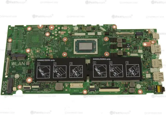 Main image of Dell OEM Inspiron 5585 Motherboard System Board AMD Ryzen 7 Motherboard MNN1K