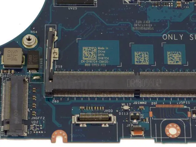 Alt view image 3 of 5 - Dell OEM Precision 5520 System Board Nvidia Graphics i7 Quad  Motherboard HW7C4