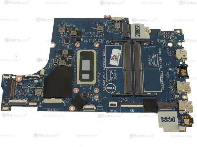 Main image of Dell OEM Inspiron 3580 3780 Motherboard System Board i5 Motherboard VFMW4