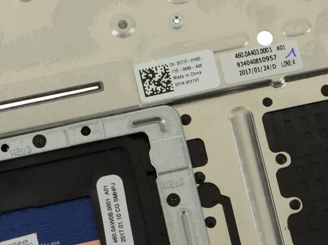 Alt view image 5 of 7 - New Dell OEM Chromebook 13 3380 Palmrest Touchpad Assembly F27VT