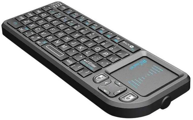 Alt view image 6 of 7 - Rii X1 Mini 2.4G Wireless Keyboard with Touchpad for Smart TV for HTPC for PC Handheld Smart Fly Mouse Gaming Accessories