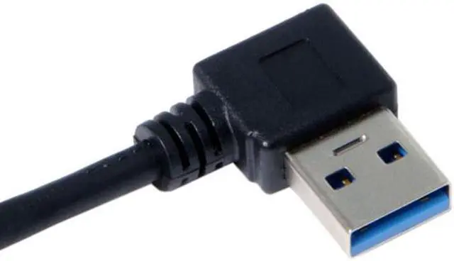 Alt view image 4 of 6 - Chenyang USB 3.0 Type-A 90 Degree Right Angled to Right Angled Data Cable for Hard Disk Computer