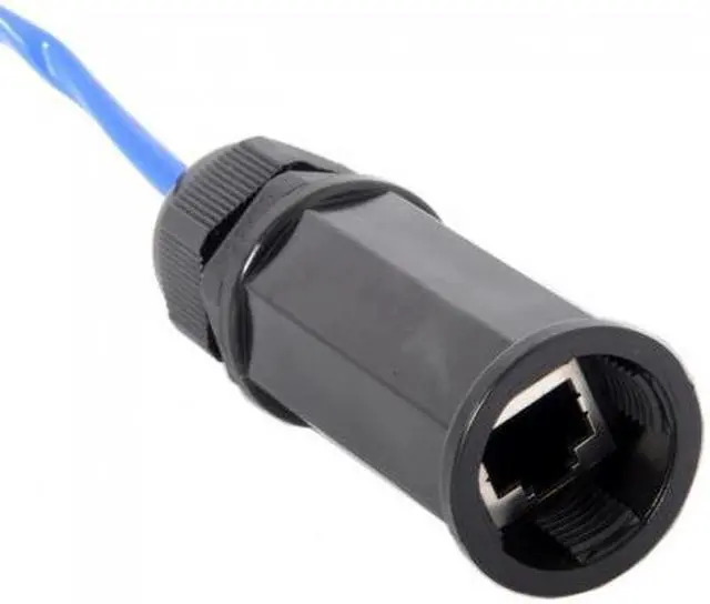 Alt view image 5 of 6 - Cablecc Locking Waterproof CAT6 RJ45 Female to Female Lan Ethernet Network Extension Adapter Coupler