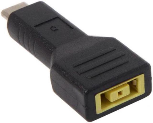 Alt view image 2 of 5 - KAIBOXIXI Rectangle Jack Lenovo Input to USB-C Type-C Power Plug Charge Adapter for Laptop Phone