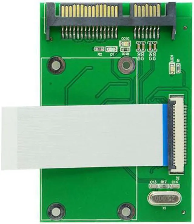 Alt view image 3 of 7 - Jimier CY SA-013 40 Pin ZIF CE 1.8 Inch SSD/HDD to SATA Adapter Board with LIF Flat Cable