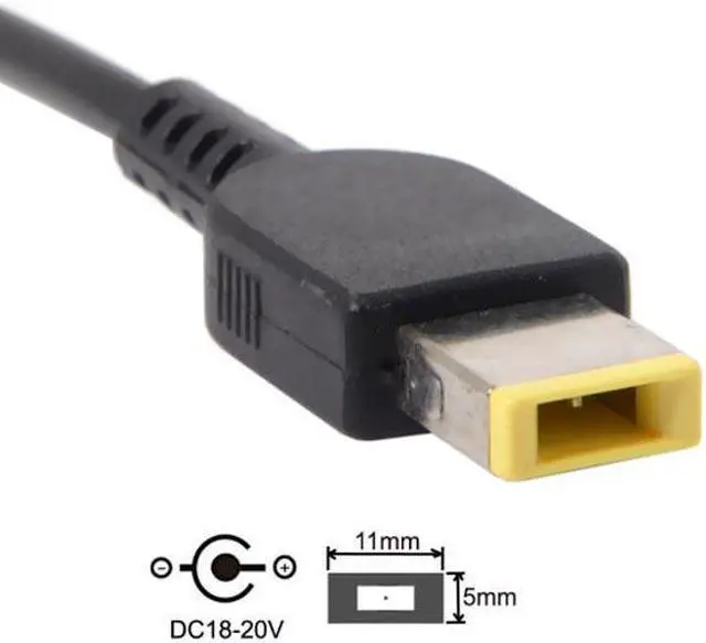 Alt view image 2 of 7 - Xiwai CY  UC-100-1145MM USB 3.1 Type C USB-C to Rectangle 11.0*4.5mm Power Plug PD Emulator Trigger Charge Cable for ThinkPad X1 Carbon