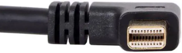 Alt view image 3 of 7 - Chenyang Cable Right Angled Mini DP DisplayPort 90 Degree to DisplayPort  Female Cable for Displays Monitors