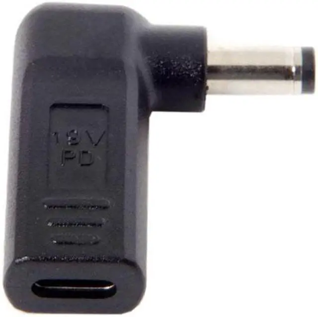 Alt view image 2 of 4 - Jimier CY UC-112-5521MM USB 3.1 Type C USB-C to DC 20V 5.5 2.1mm Adapter PD Emulator Trigger 90 Degree Angled