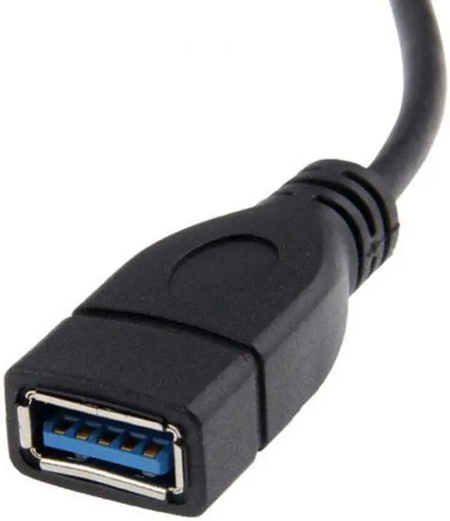 Alt view image 3 of 5 - Chenyang Cable Down Angled USB 3.0 Type-A Male to USB 3.0 Type-A Female Extension Cable 20cm 5Gbps 90 Degree