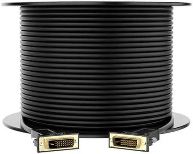 Alt view image 2 of 7 - Xiwai Cable DVI AOC Cable 2M 5M 10M 20M 50M 100M 200M Active Fiber Optic Fast Transfer Ultra FHD 4K 60hz