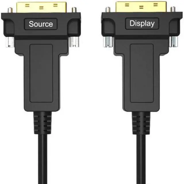 Alt view image 5 of 7 - Xiwai Cable DVI AOC Cable 2M 5M 10M 20M 50M 100M 200M Active Fiber Optic Fast Transfer Ultra FHD 4K 60hz