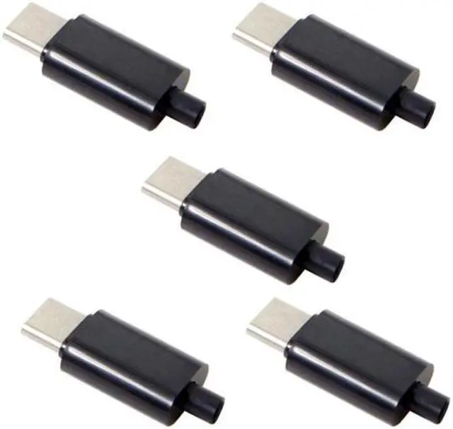 Main image of Chenyang Cable 5pcs/lot DIY 24pin USB Type C USB-C Male OTG Host Type 5.1k Resistor with Black Housing Cover
