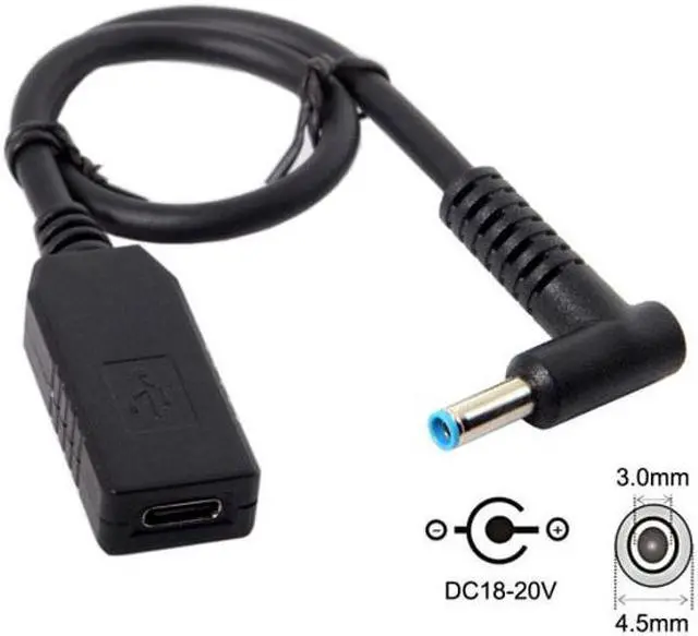 Main image of Jimier Cable USB 3.1 Type C USB-C to DC 20V 4.5 3.0mm Power Plug PD Emulator Trigger Charge Cable for Laptop