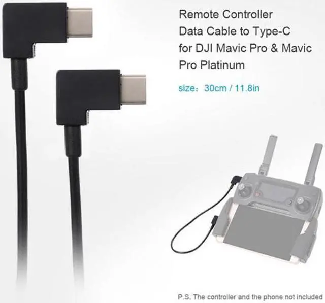 Alt view image 5 of 5 - Cablecc CY UC-130 Remote Controller Data Cable Type-C to Type-C for FPV DJI Mavic Pro Platinum Accessories