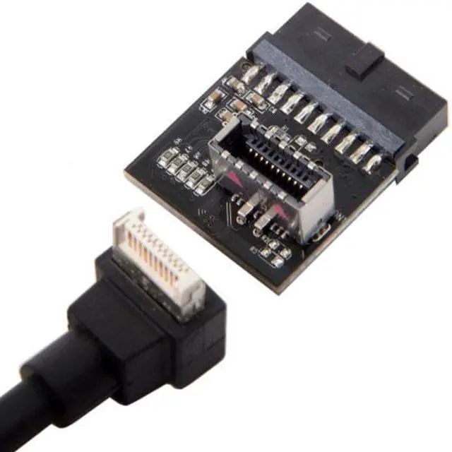 Alt view image 2 of 7 - Chenyang Cable USB 3.1 Front Panel Socket to USB 3.0 20Pin Header Male Extension Adapter for Motherboard