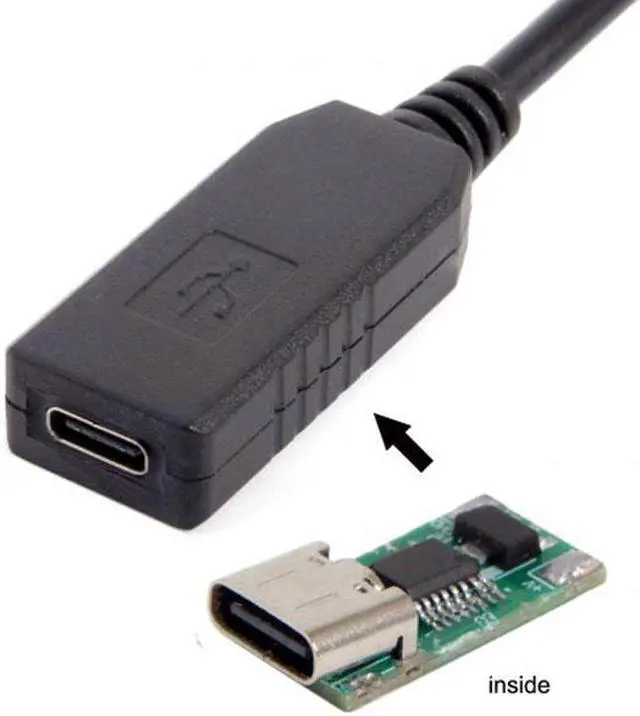 Alt view image 4 of 7 - Xiwai CY  UC-100-1145MM USB 3.1 Type C USB-C to Rectangle 11.0*4.5mm Power Plug PD Emulator Trigger Charge Cable for ThinkPad X1 Carbon