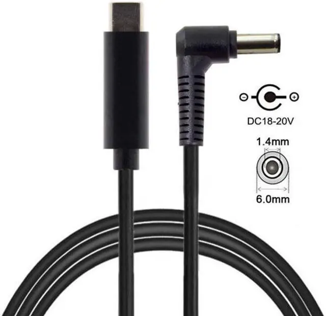 Main image of CYSM Type C USB-C Input to DC 6.0*1.4mm Power PD Charge Cable for Fujitsu Sony Laptop Notebook