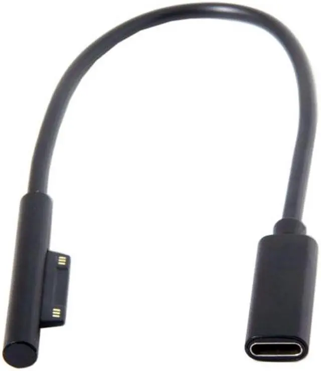 Alt view image 6 of 7 - Chenyang Cable DC 15V Type-C USB-C Female to Surface Pro3 Pro4 Pro5 Pro6 Book Pro Charge Cable
