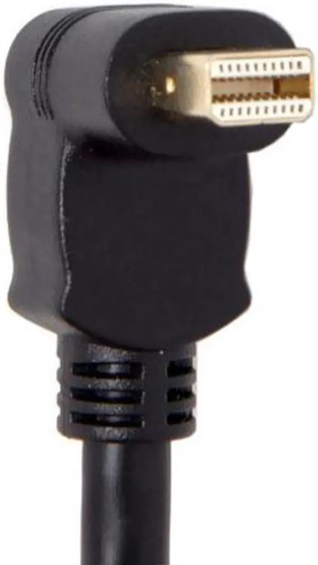Alt view image 3 of 6 - Xiwai Down Angled Mini DP DisplayPort 90 Degree to DisplayPort  Female Cable for Displays Monitors
