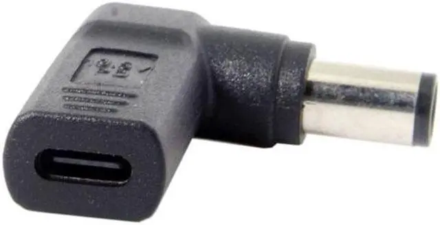 Alt view image 3 of 4 - KAIBOXIXI USB 3.1 Type C USB-C to DC 7.4*5.0mm Dell Adapter PD Emulator Trigger 90 Degree Angled