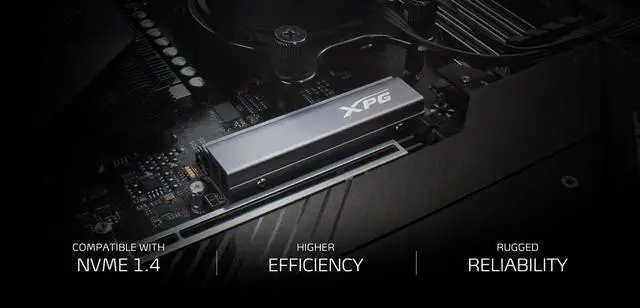 Alt view image 9 of 8 - XPG GAMMIX Gaming S70: 2TB Internal SSD PCIe Gen4x4 M.2 2280 Solid State Drive