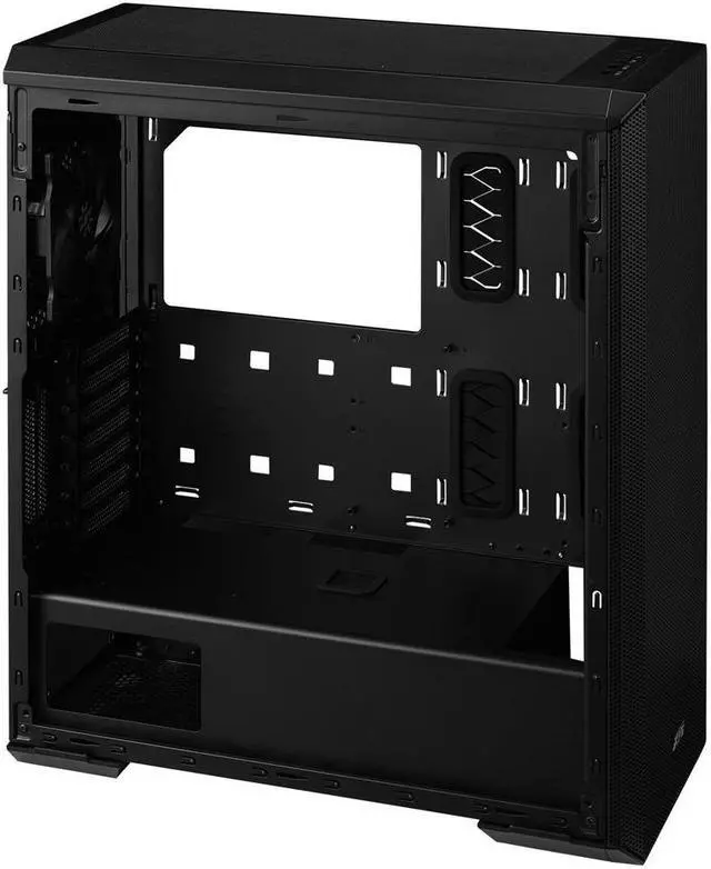 Alt view image 4 of 7 - XPG Defender ATX Mid Tower Chassis-Black-DEFENDER-BKCWW