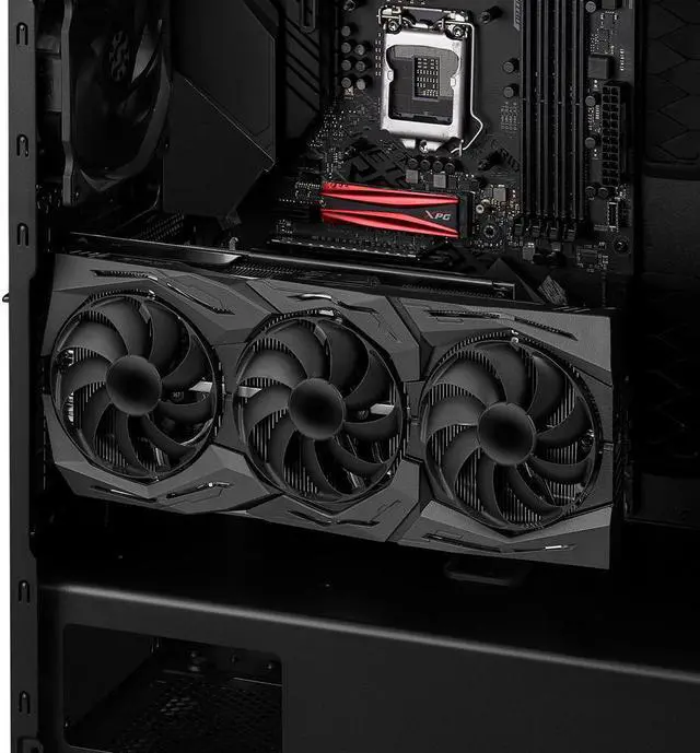 Alt view image 3 of 7 - XPG Defender ATX Mid Tower Chassis-Black-DEFENDER-BKCWW