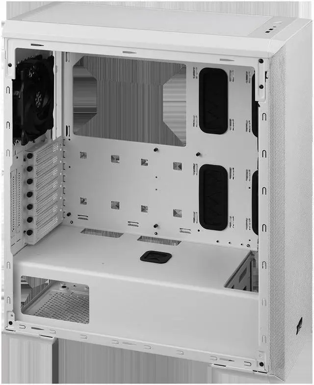 Alt view image 4 of 7 - XPG Defender Mid-Tower Chassis | White ATX MESH Front Panel Efficient Airflow 3MM Tempered Glass PC Case| E-ATX CEB EEB Micro-ATX Mini-ITX | Dust Filter | Combo Drive Storage Bays-DEFENDER-WHCWW
