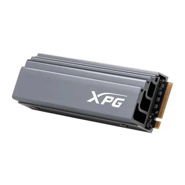 Alt view image 2 of 14 - XPG GAMMIX Gaming S70: 2TB Internal SSD PCIe Gen4x4 M.2 2280 Solid State Drive