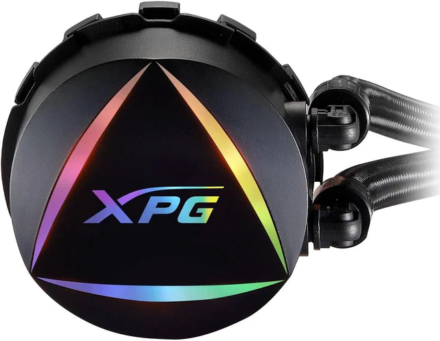 Alt view image 15 of 19 - XPG LEVANTE RGB Liquid CPU Cooler: 360mm Radiator 3 x 120mm Fans