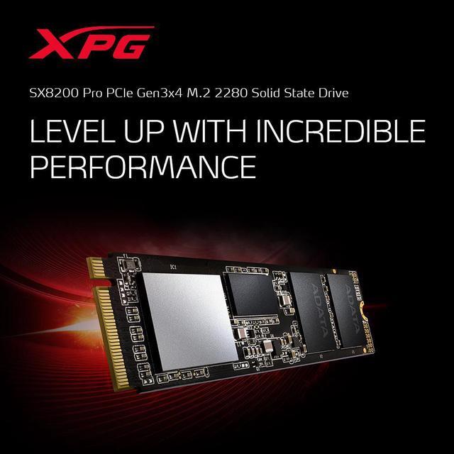 Alt view image 6 of 7 - XPG SX8200 Pro Series: 1TB Internal Solid State Drive PCIe Gen3x4 M.2 2280