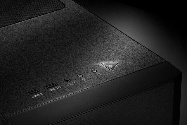Alt view image 7 of 7 - XPG Invader ATX Mid TowerCase - Black -INVADER-BKCWW