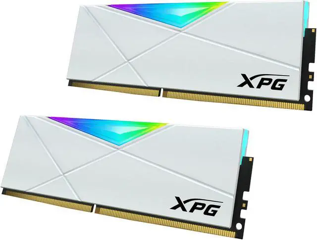 Alt view image 4 of 7 - XPG SPECTRIX D50 RGB Desktop Memory 32GB (2x16GB) DDR4 3600MHz CL18 White
