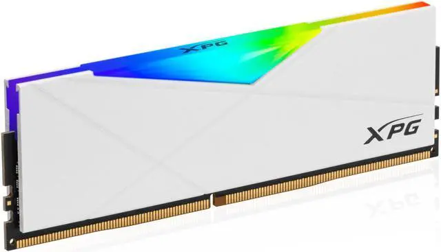 Alt view image 5 of 7 - XPG SPECTRIX D50 RGB Desktop Memory 32GB (2x16GB) DDR4 3600MHz CL18 White