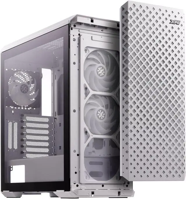 Alt view image 4 of 7 - XPG DEFENDER PRO White ATX Mid Tower Chassis-DEFENDER PRO-WHCWW